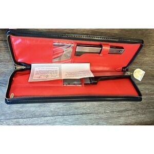 Vtg Vernon Company Vernco Black Angus Hand Honed Stainless Steel Knife Set Japan